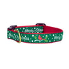 Up Country Merry Christmas Cast Brass Dog Collar