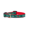 Up Country Merry Christmas Small Breed Dog Collar Made in USA