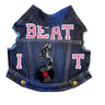 Michael Jackson Beat It Denim Dog Jacket