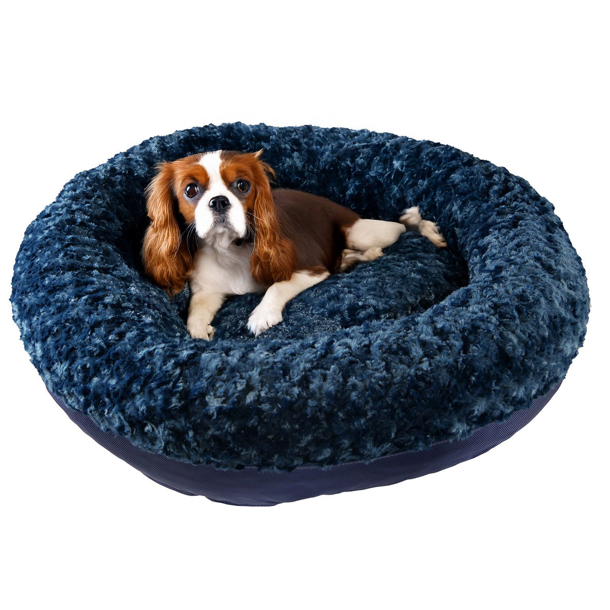 Round Bolstered Furvana Dog Bed