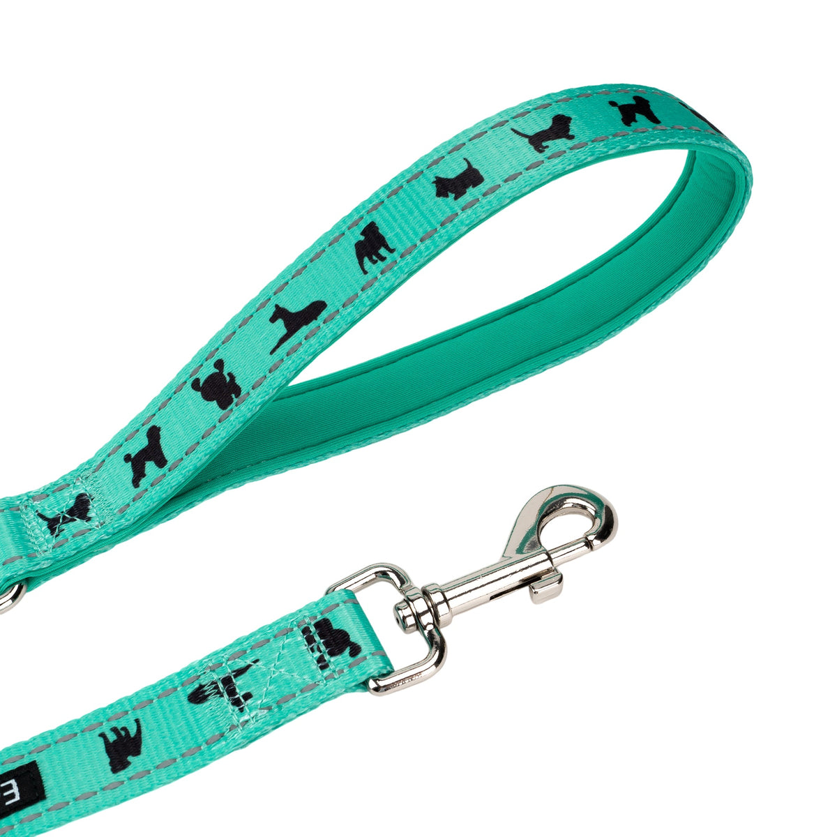 EcoBark – Mint Turquoise Comfort Grip Padded Dog Leash