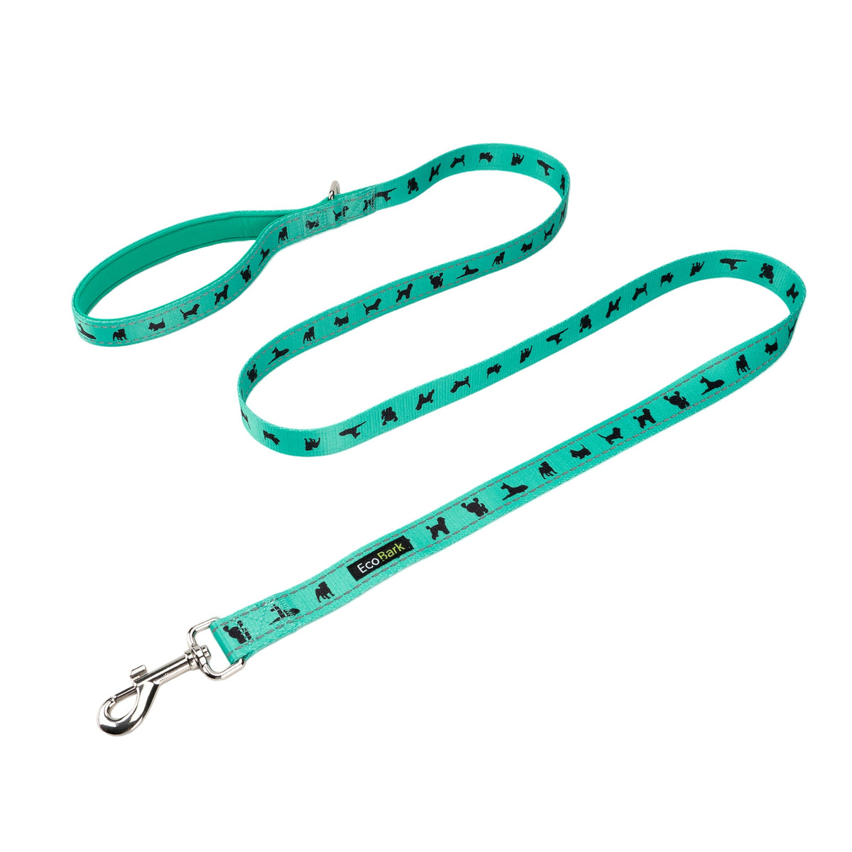 EcoBark – Mint Turquoise Comfort Grip Padded Dog Leash
