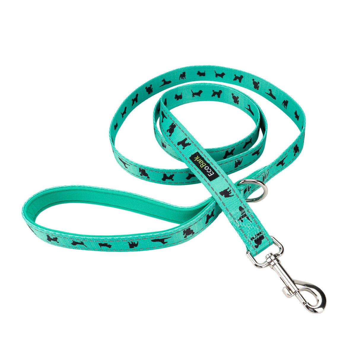 EcoBark – Mint Turquoise Comfort Grip Padded Dog Leash