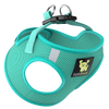 EcoBark Step In Dog Harness - Teacup & Small Breeds- Reflective Soft Mesh Harness for Teacup, Small Dogs and Puppies / Mint Turquoise