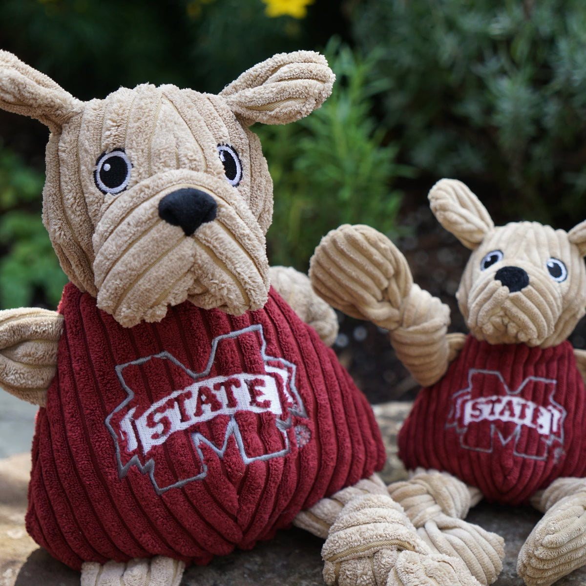 NCAA Mississippi State University, Bully the Bulldog Knottie Plush Dog Toy | HT Animal Supply