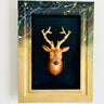 Modern Deer Wall Sculpture