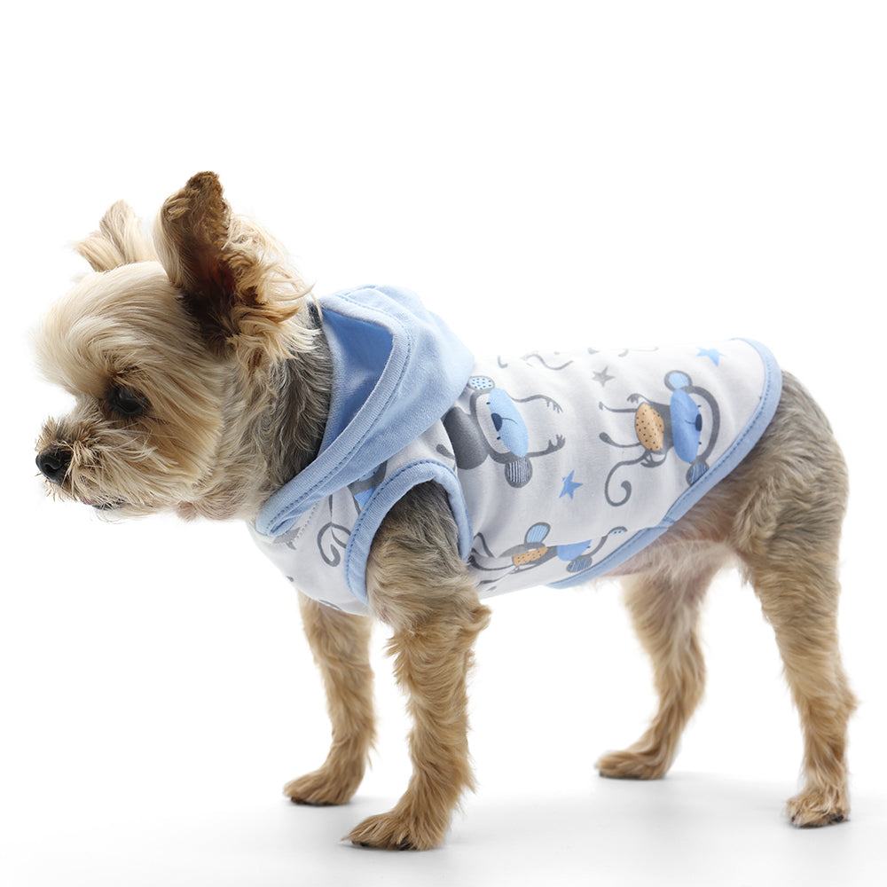 DOGO Monkey Hooded Dog Tank Top