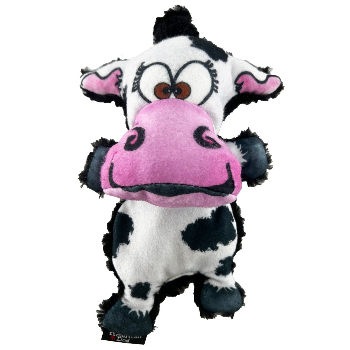 Moo Ria Cow Crinkle Dog Toy