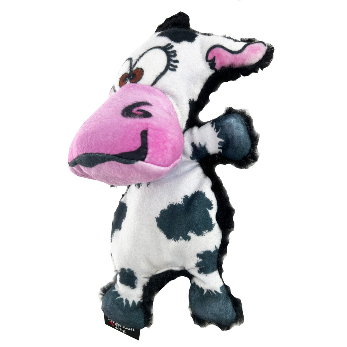 Moo Ria Cow Crinkle Dog Toy