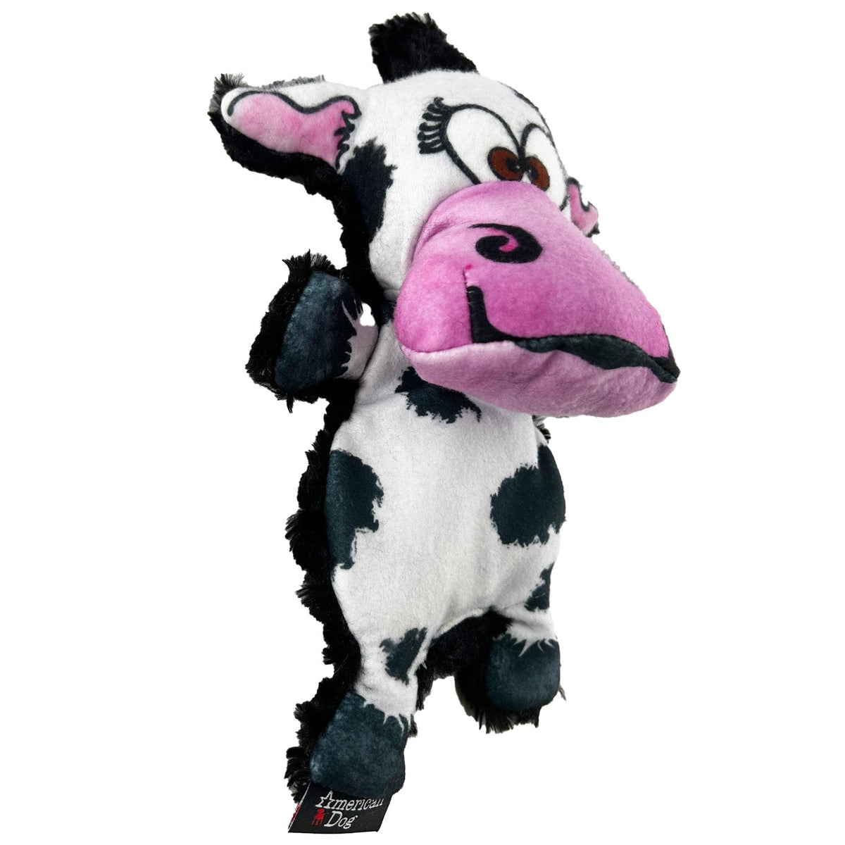 Moo Ria Cow Crinkle Dog Toy