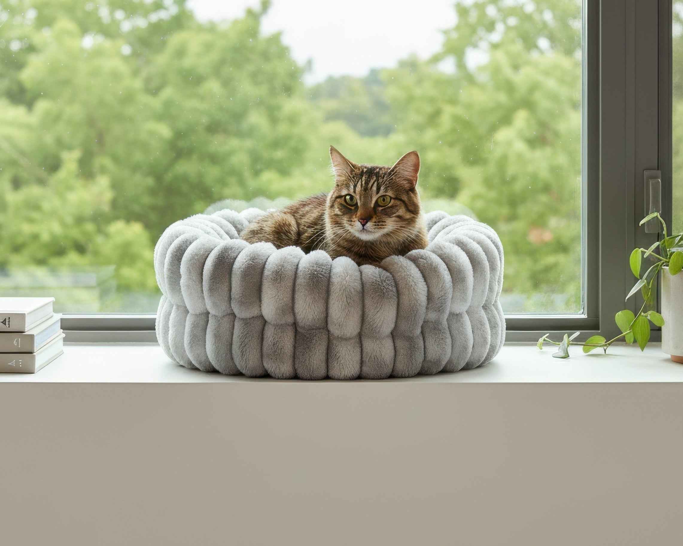 Bowsers Muffy Cozy Pet Bed – Soft Nesting Comfort for Small Spaces