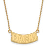 14k Gold Plated Silver U of Alabama Small Pendant Necklace