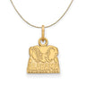 14k Yellow Gold U. of Alabama XS (Tiny) Necklace