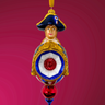 Napoleon Bonaparte Reflector Glass Ornament