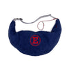 Navy Pouch: Luxury Dog Sling | Navy Blue Terrycloth & Water-Repellent Lining
