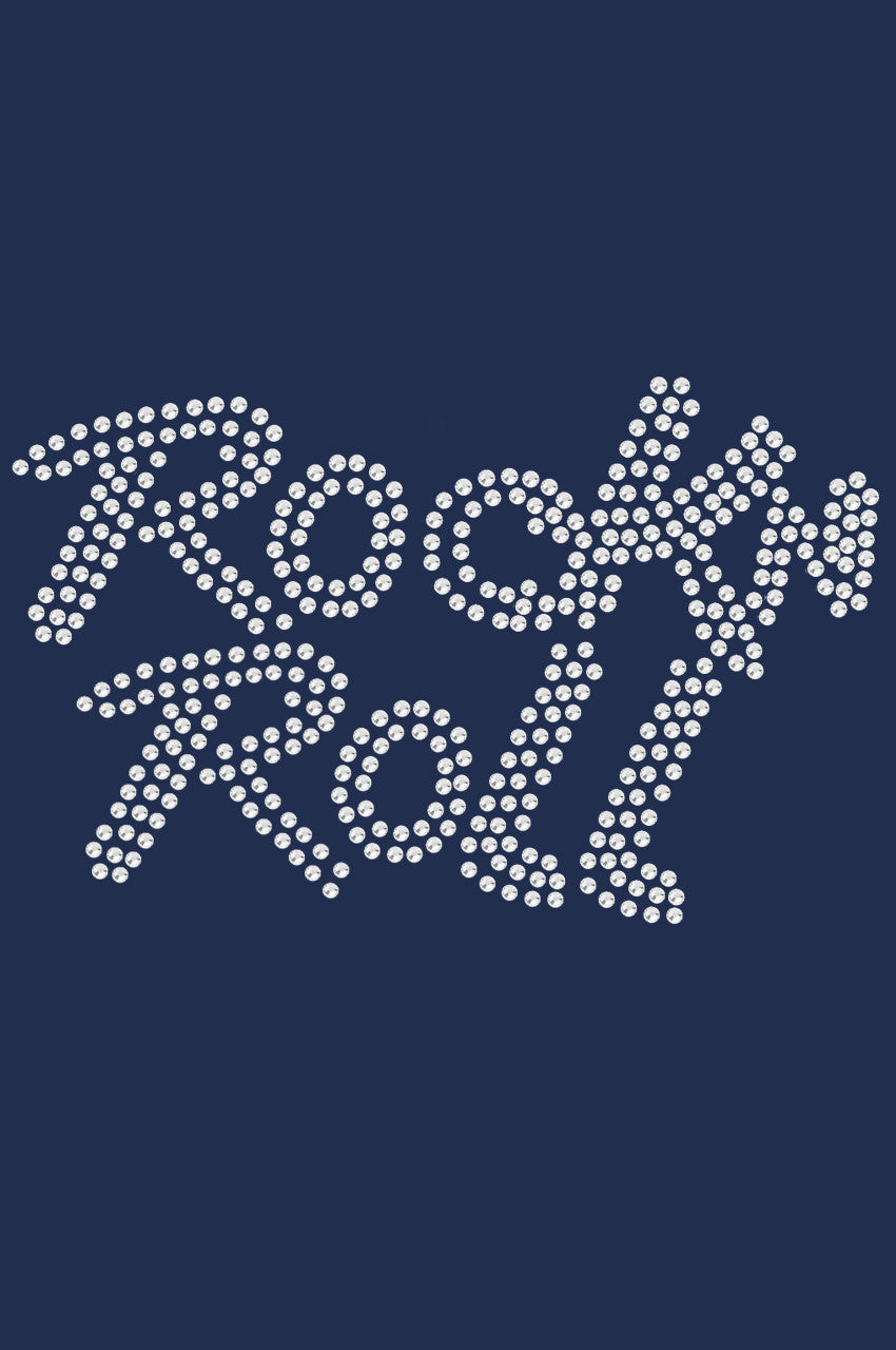 Rock n Roll (Rhinestone) - Womens T-shirt