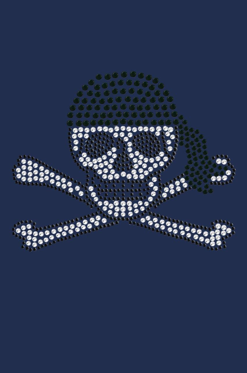 Skull with Black Bandanna - Bandanna
