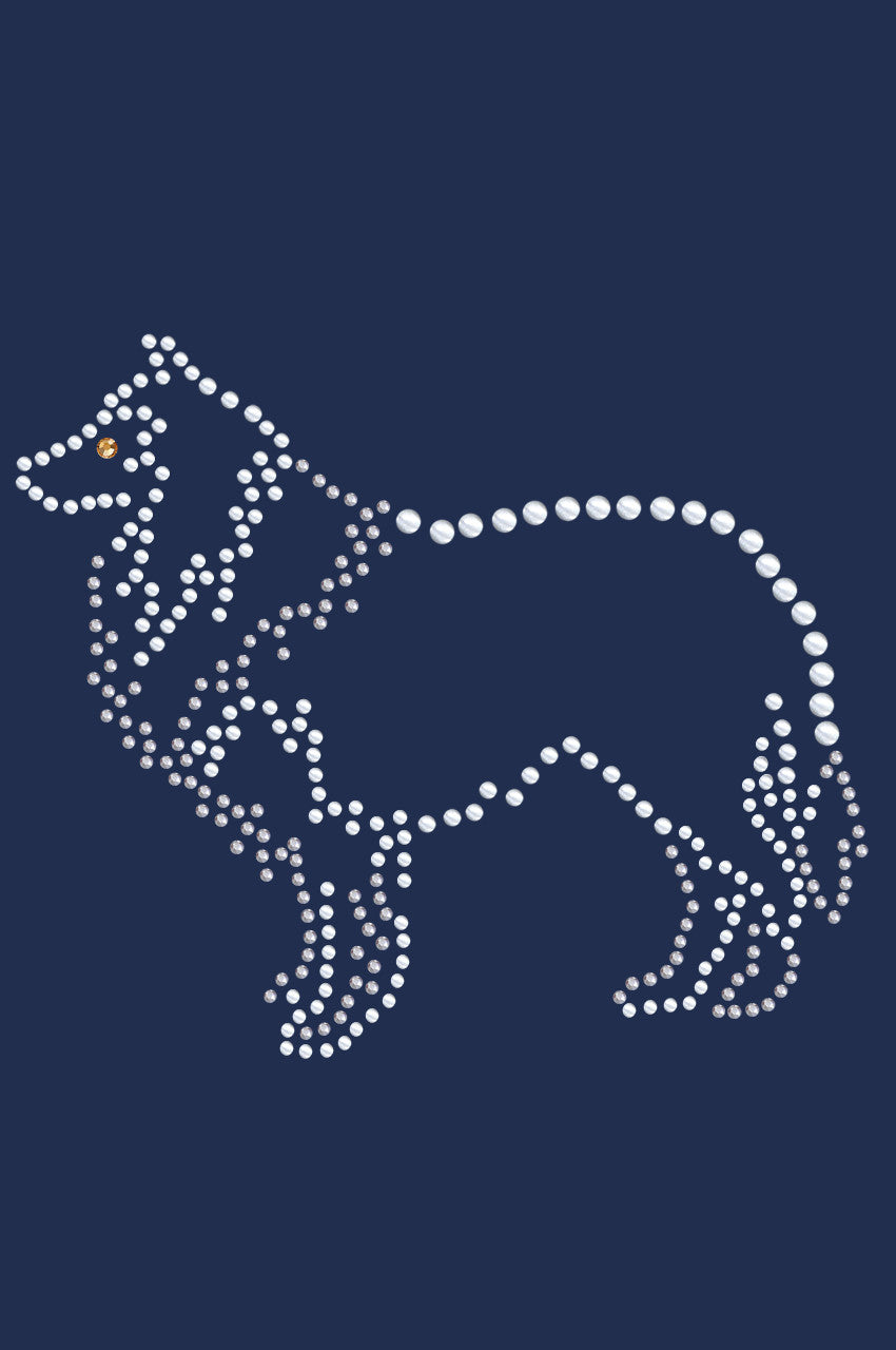 Collie Outline - bandana