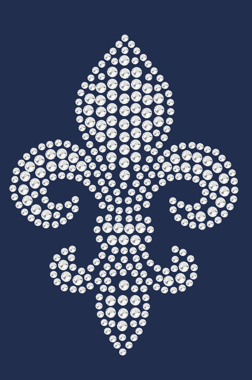 Fleur de Lis (Rhinestone) - Womens T-shirt