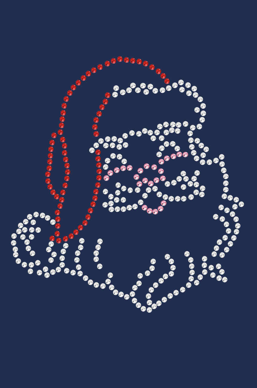 Santa Face Small - Womens T-shirt