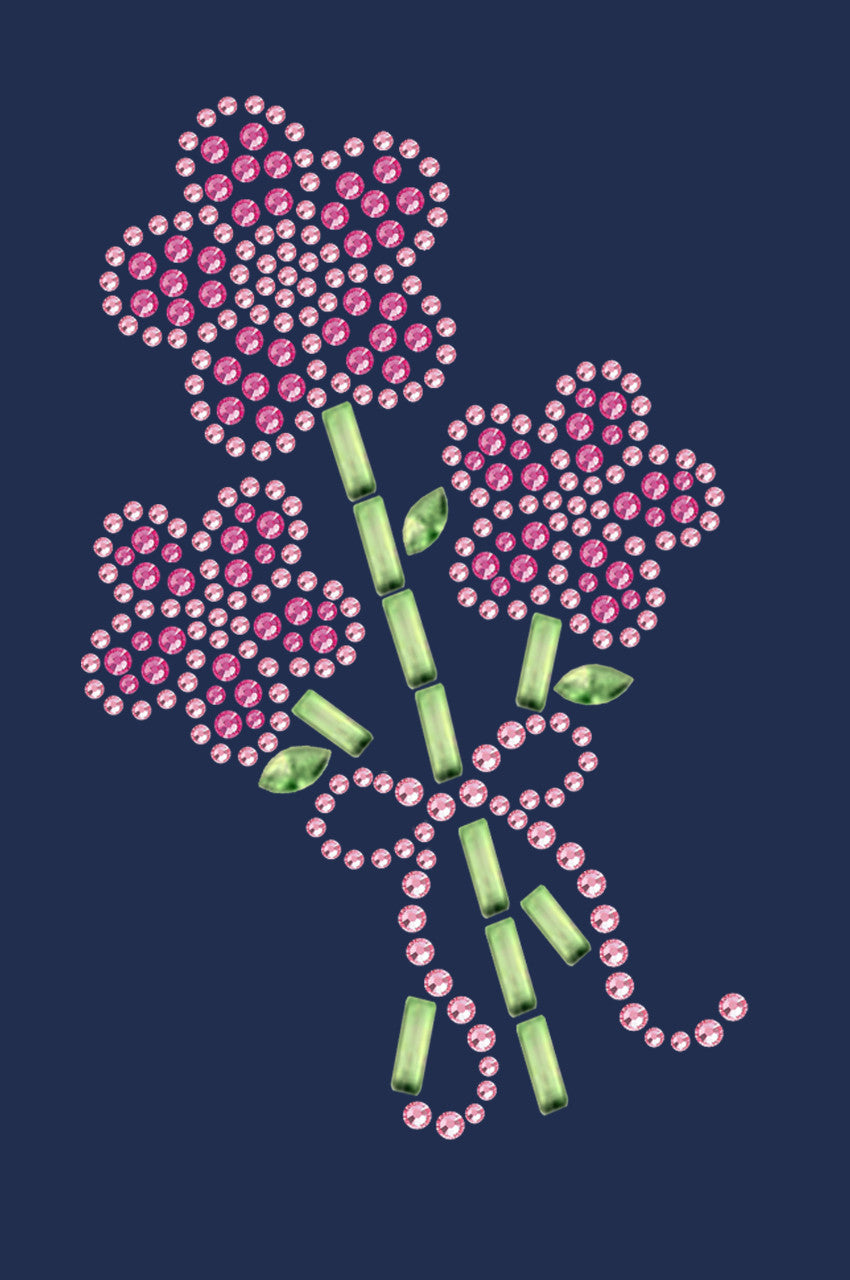 Pink Flower Bouquet - Bandanna