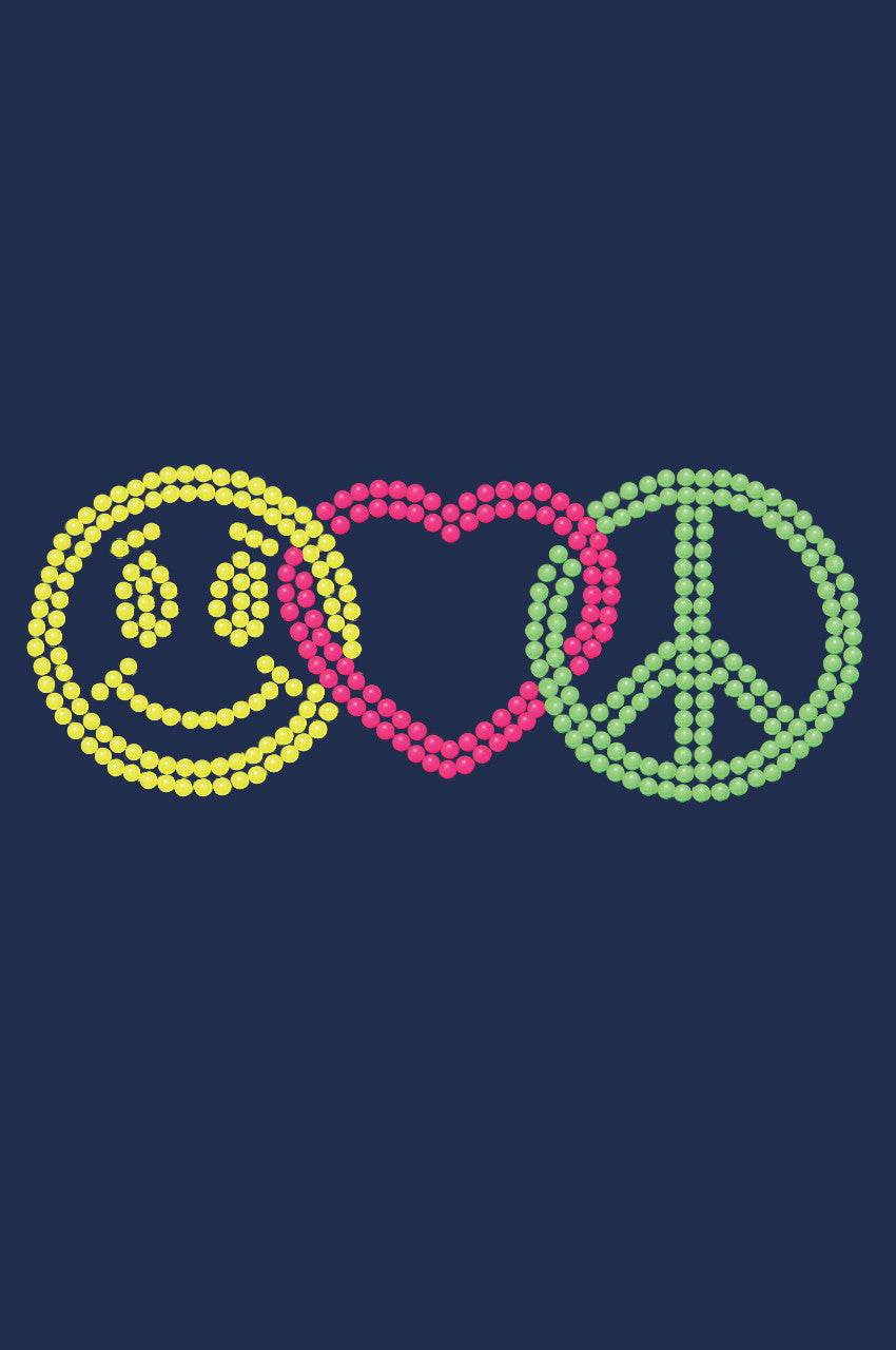 Smiley Face, Love, Peace - Bandanna