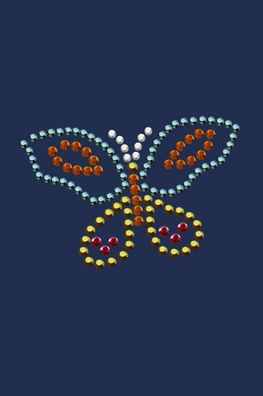 Multicolor Butterfly - Womens T-shirt