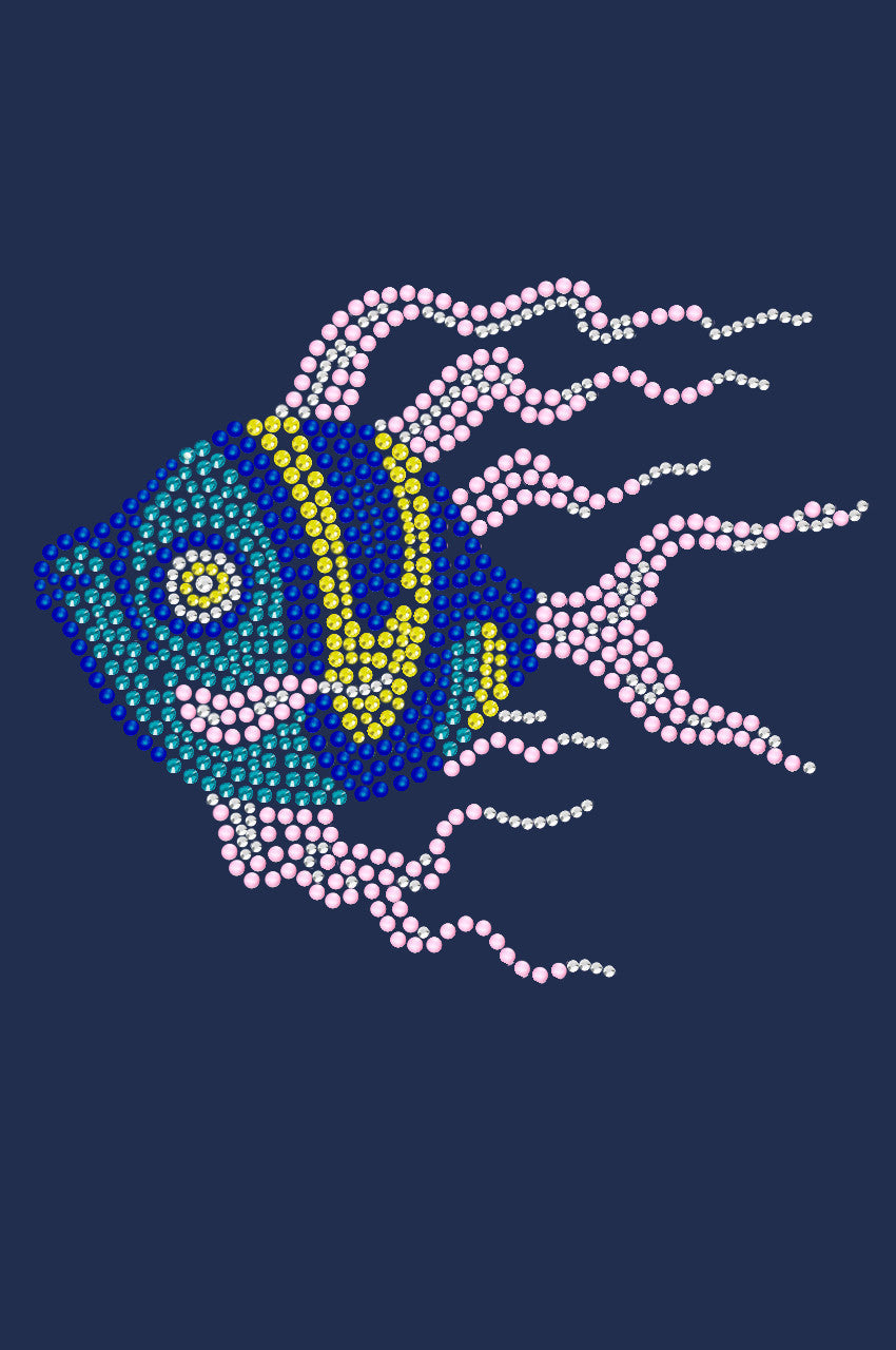 Fish (Pink & Blue) - Womens T-shirt