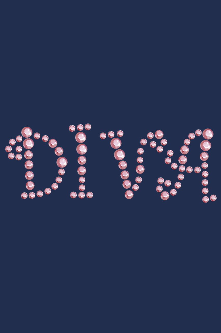 Diva (Pink Rhinestuds) - Women's T-shirt