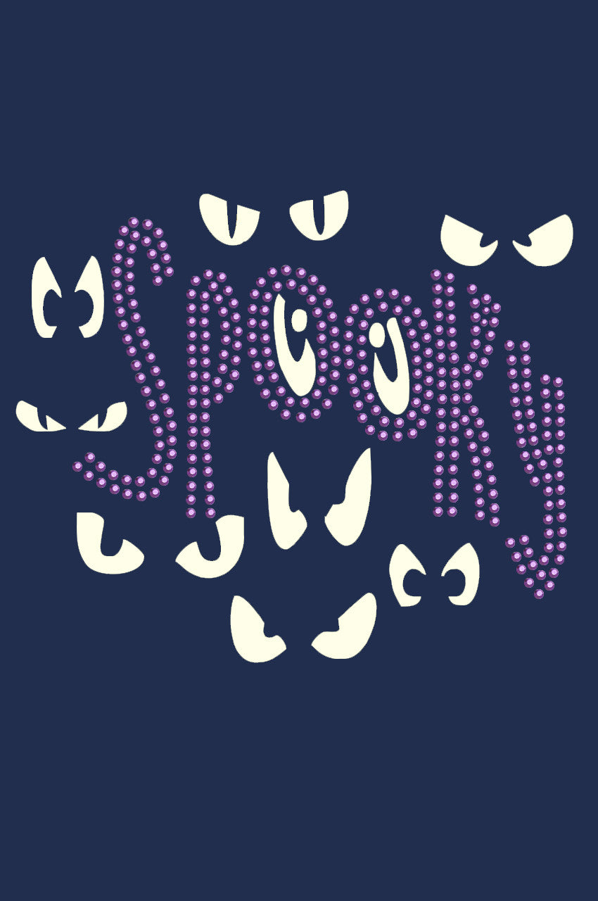Spooky Glow in the Dark Eyes - Womens Tee