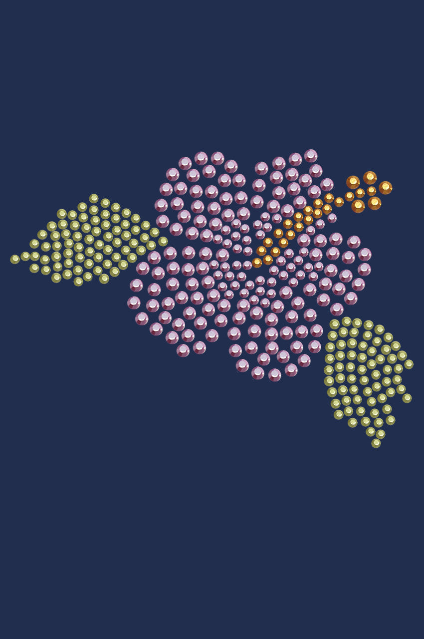 Small Light Pink Hibiscus - Bandanna