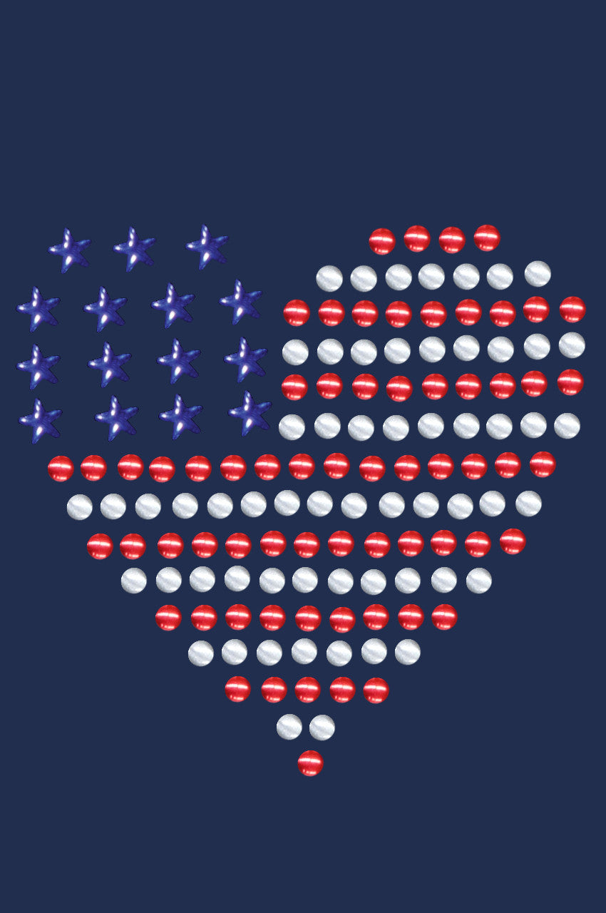 Patriotic Heart 1 Bandanna