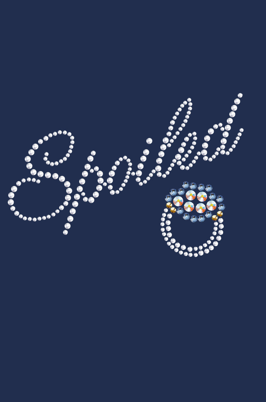 Spoiled - Austrian crystal Sapphire Ring - Womens T-shirt