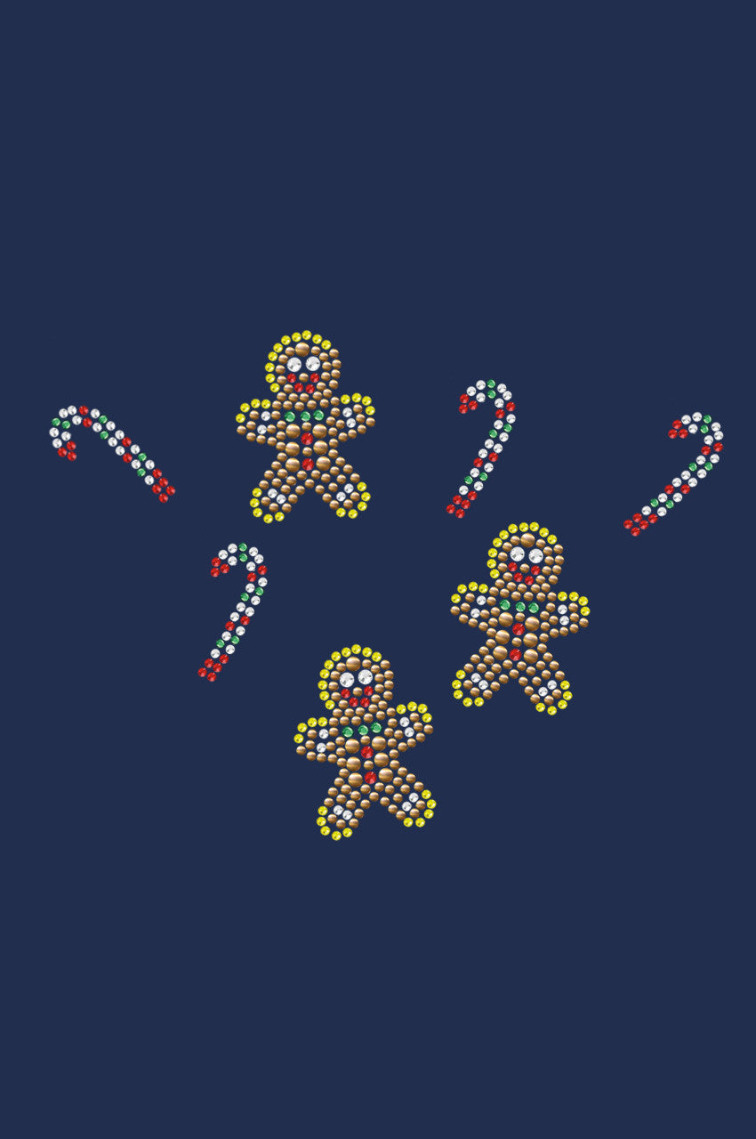 Gingerbread Men & Candy Canes - Bandana
