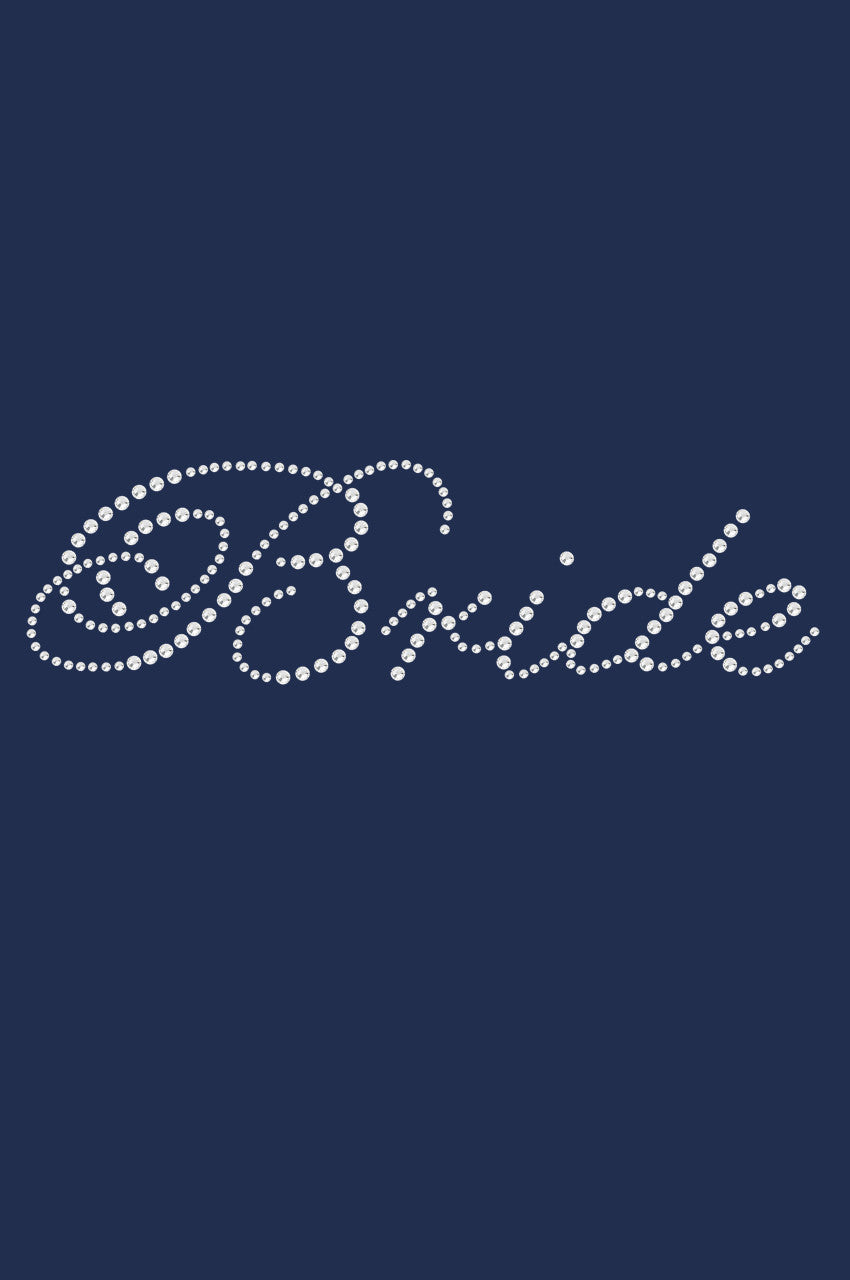 Bride (Script Letters)- Womens T-shirt