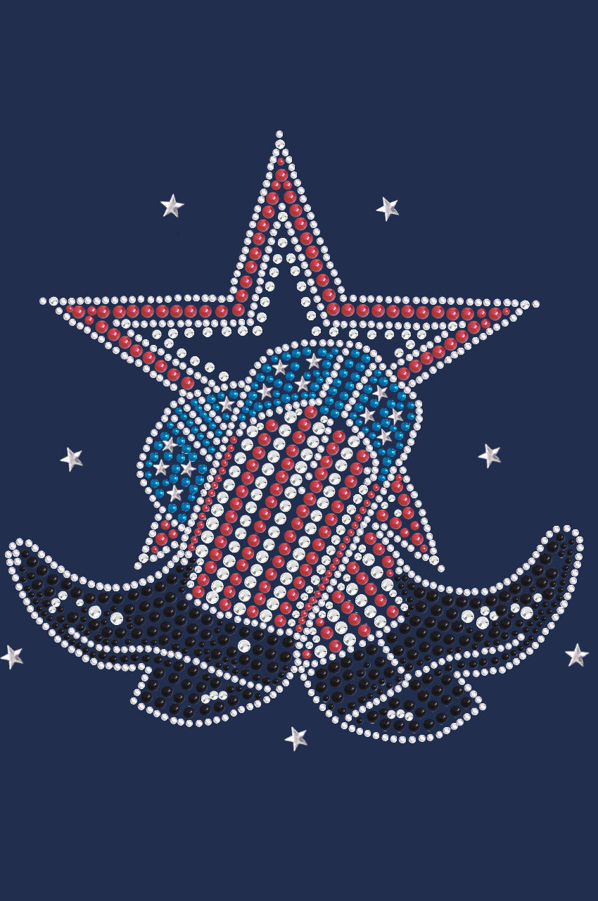 Boots with Star - Women's T-shirt