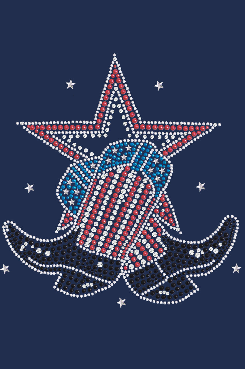 Boots with Star - Womens T-shirt