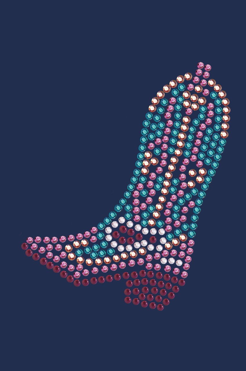 Boot (Pink & Turquoise) - bandana