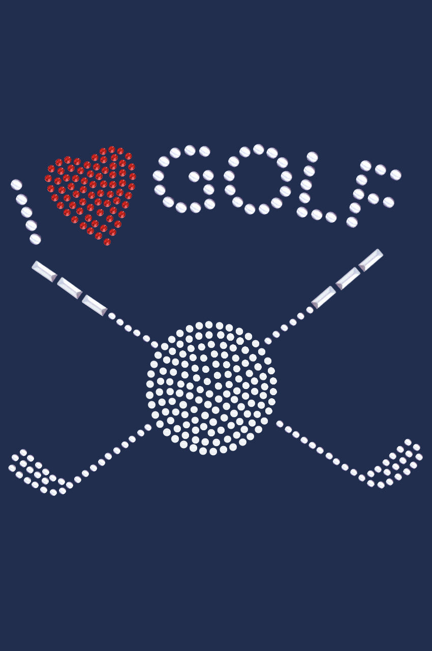 I Love Golf (Small) - Womens Tee