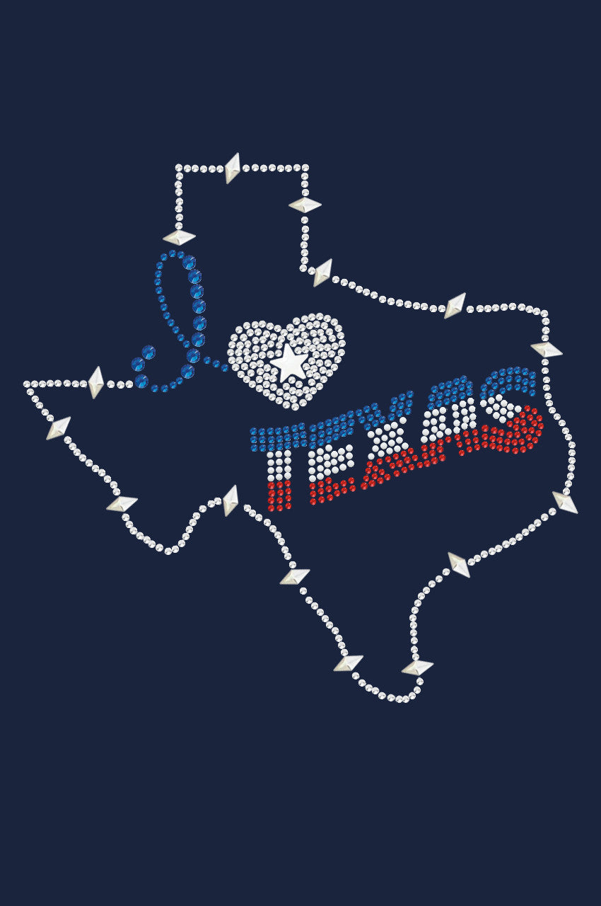 I Love Texas - Womens Tee