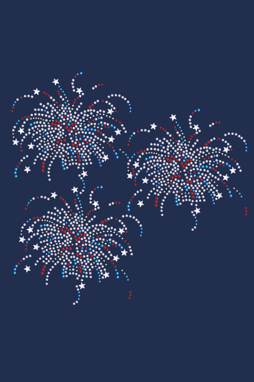 FIreworks (Cluster of Three) - Womens T-shirt