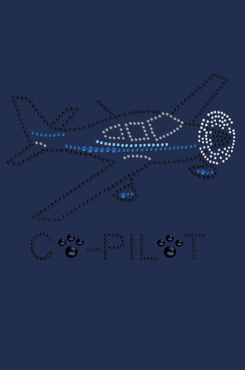 Co-Pilot Airplane (black) - Bandana