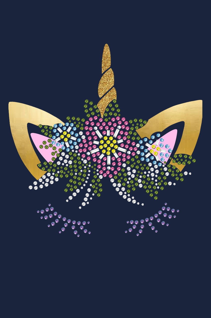 Unicorn with Flowers - Womens Tee