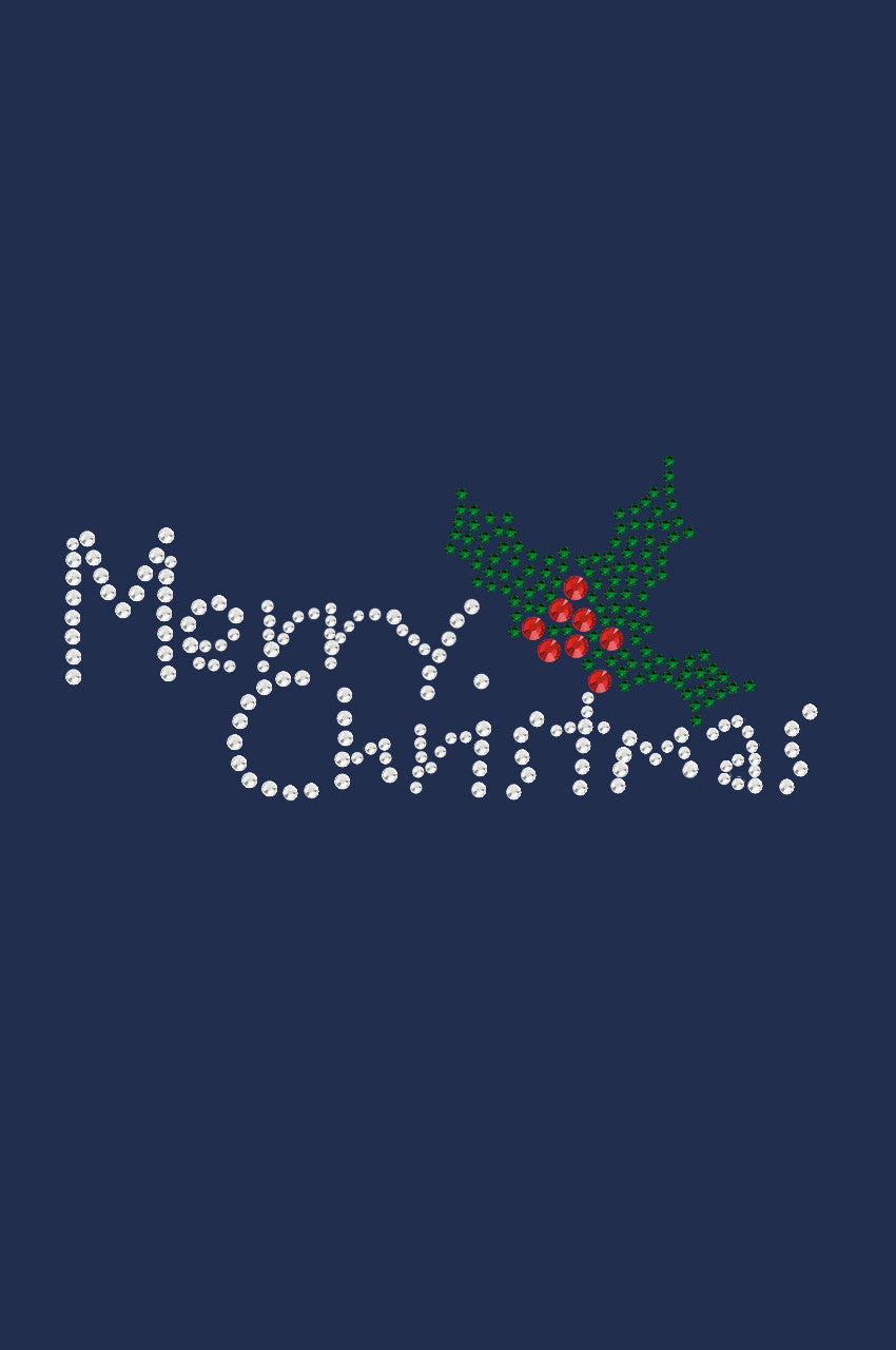 Merry Christmas with Holly - Womens Tee