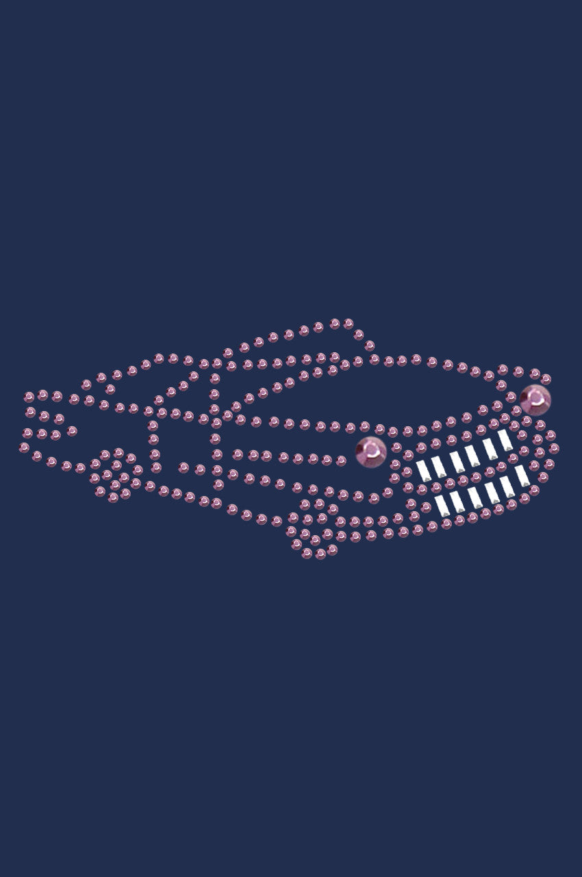 Pink Convertible - Womens T-shirt