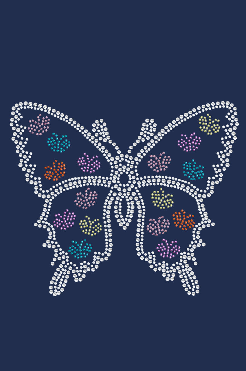 Butterfly with more Butterflies - Womens Tee
