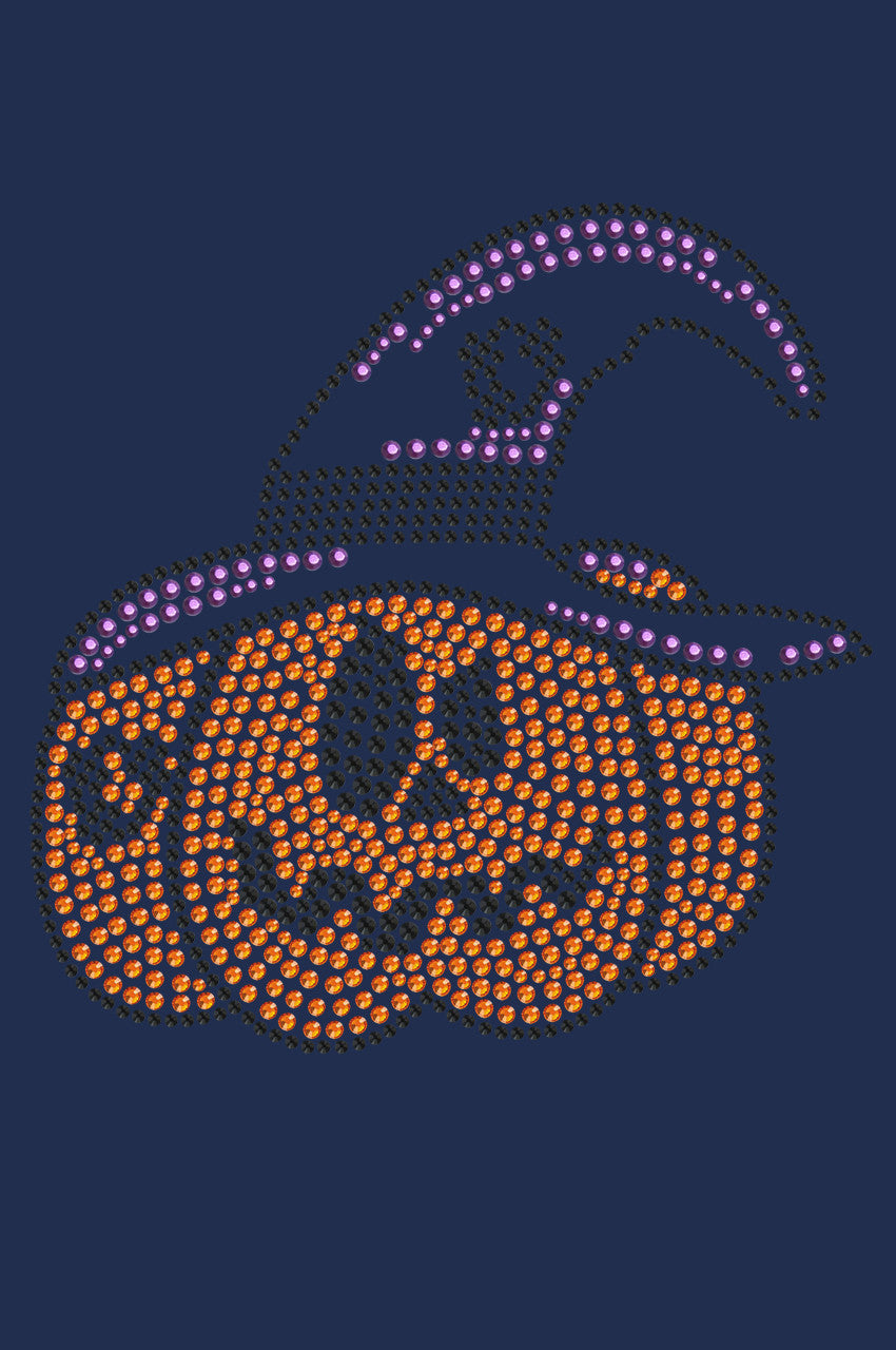 Jack O'Lantern with Hat - Women's T-shirt