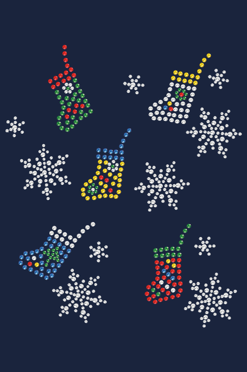 Stockings & Snowflakes - Bandana