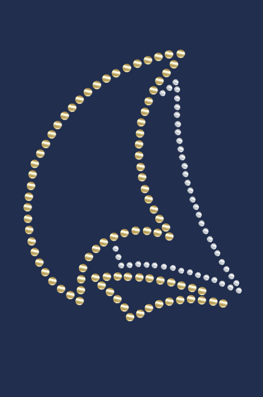 Sailboat (Small - Nailhead) - Womens T-shirt