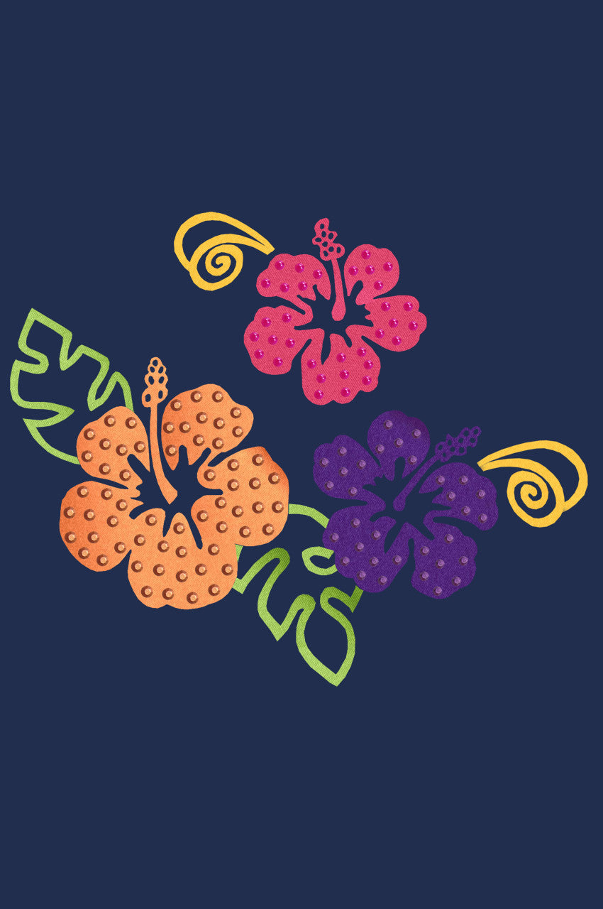 Satin Hibiscus - Womens T-shirt